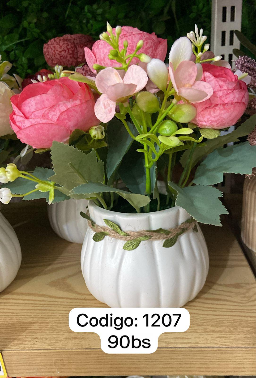 Flores de plástico-1207